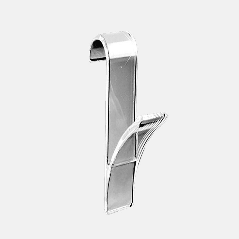 Appendiabiti per asciugamano riscaldato radiatore appendiabiti appendiabiti da bagno Percha sciarpa Plegable appendiabiti asciugamano appendiabiti ganci per bagno: 1pezzi trasparente