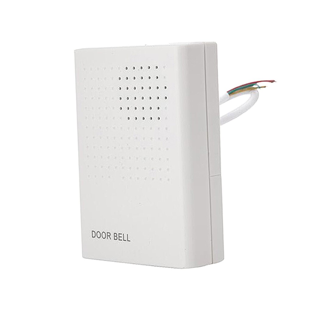 12V Wired Fire-resistant Flame-retardant Shell Doorbell Chime For Office Home Security Access Control System Wired Door Bell