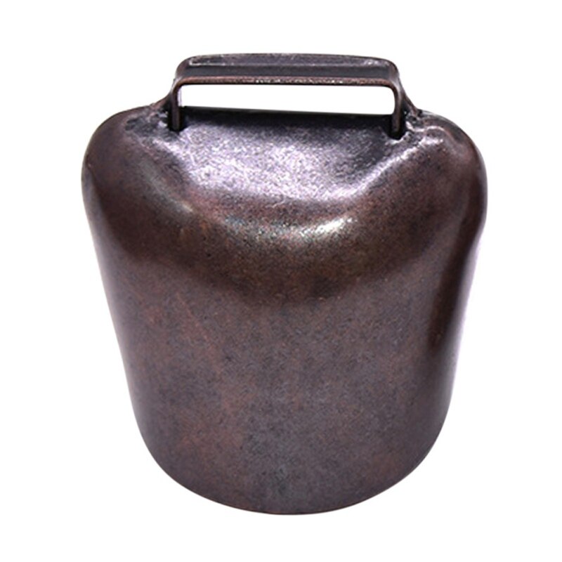 Super alto bronze cobre sinos para vaca cavalo ovelhas pastagem gado fazenda engrossar gado ovelhas cobre sinos espalhar alto b: B