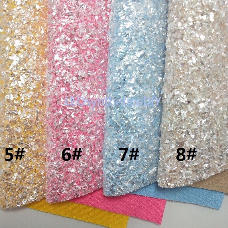 1Pc 21X29CM Glitter Fabirc, Crystal Glitter Leer, Glitter Lederen Lakens Voor Maken Bows Leosyntheticodiy T340A