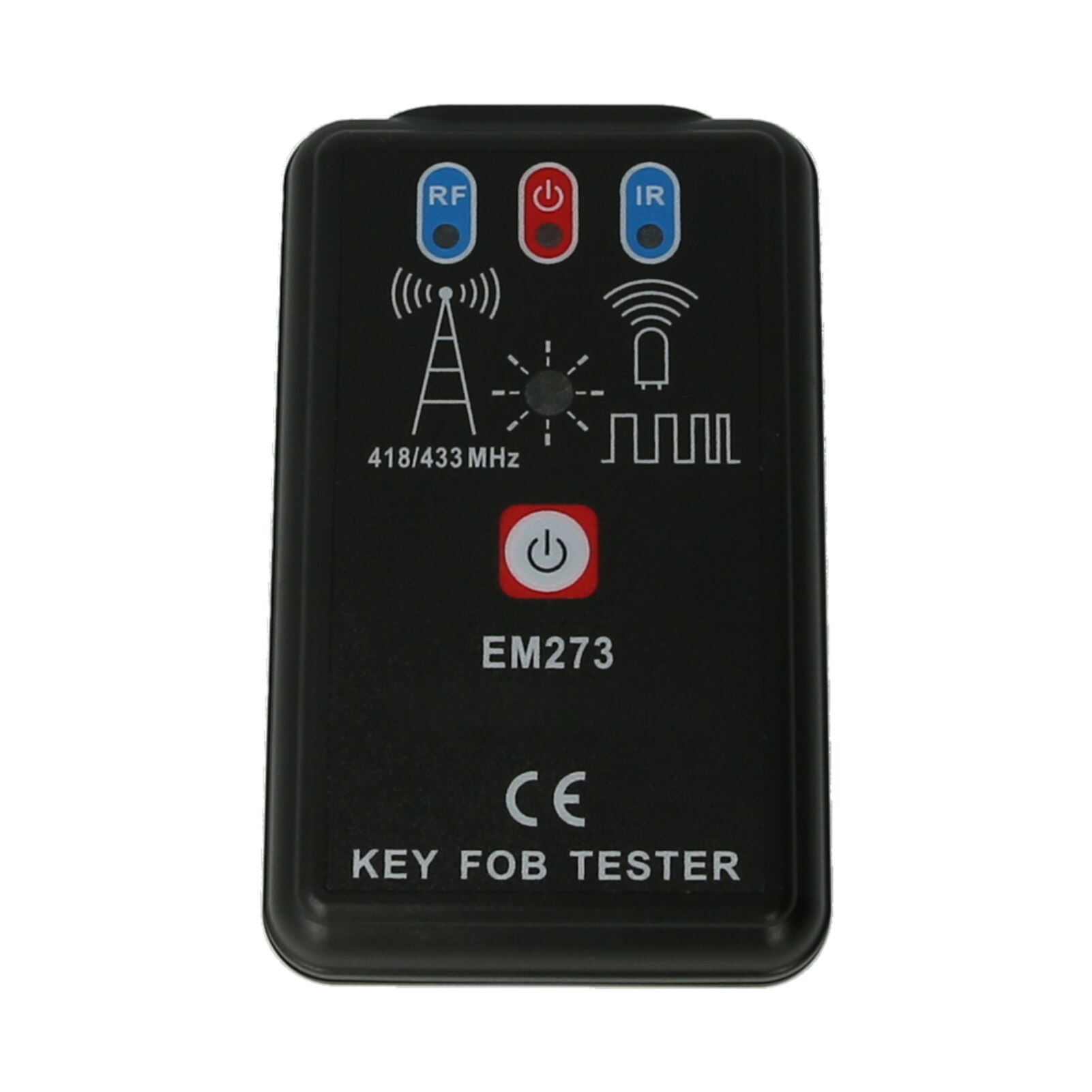 Auto IR Infrarot Fernbedienung-Tester Radio Frequenz Schlüssel fob Tester 418/433MHz Digitale Frequenz Messgerät em273