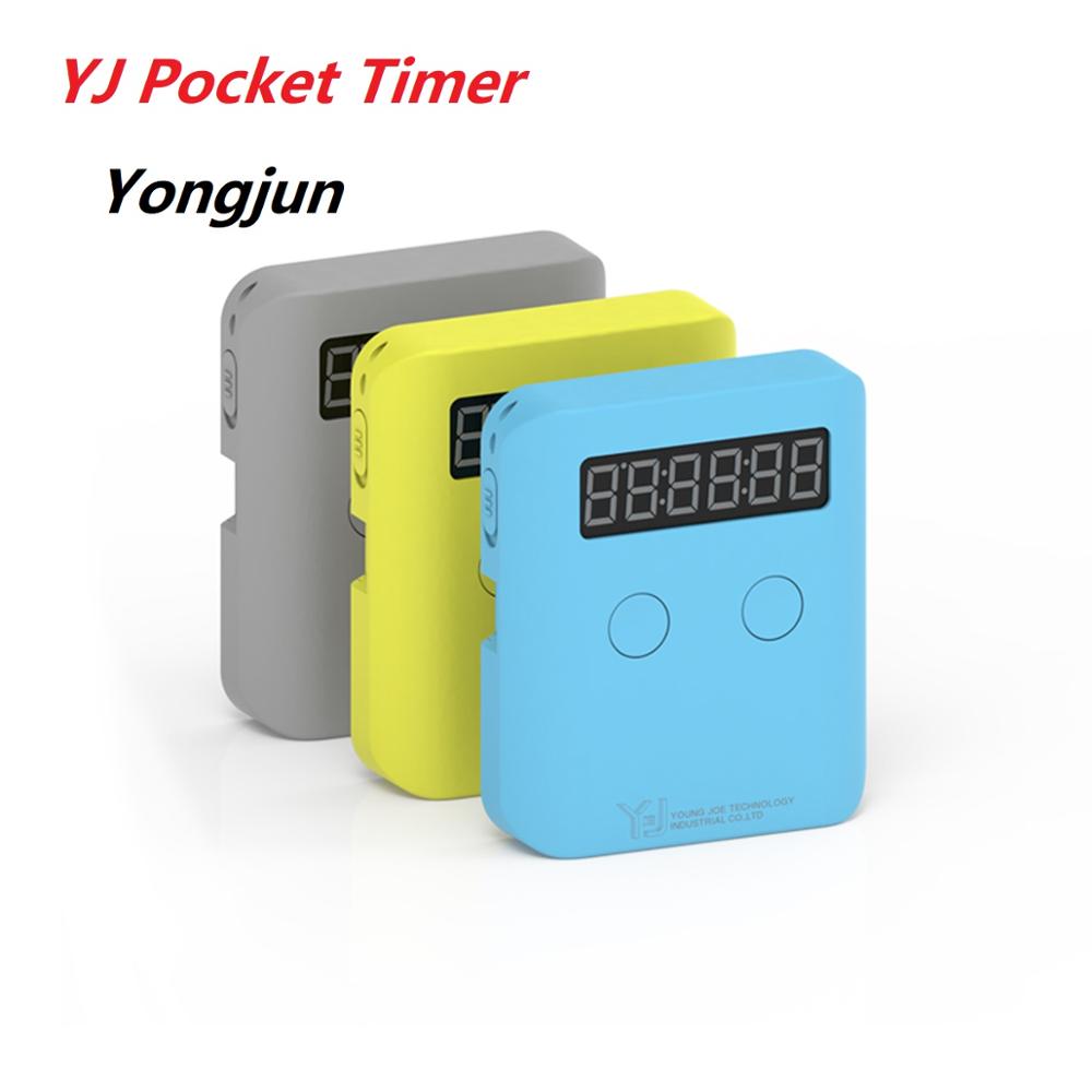 YJ tasche Timer Puzzle magie Würfeln Geschwindigkeit Timer tragbare innovativ infrarot Sensor cubo Magico fliegen tassen freundlicher spielzeug yongjun