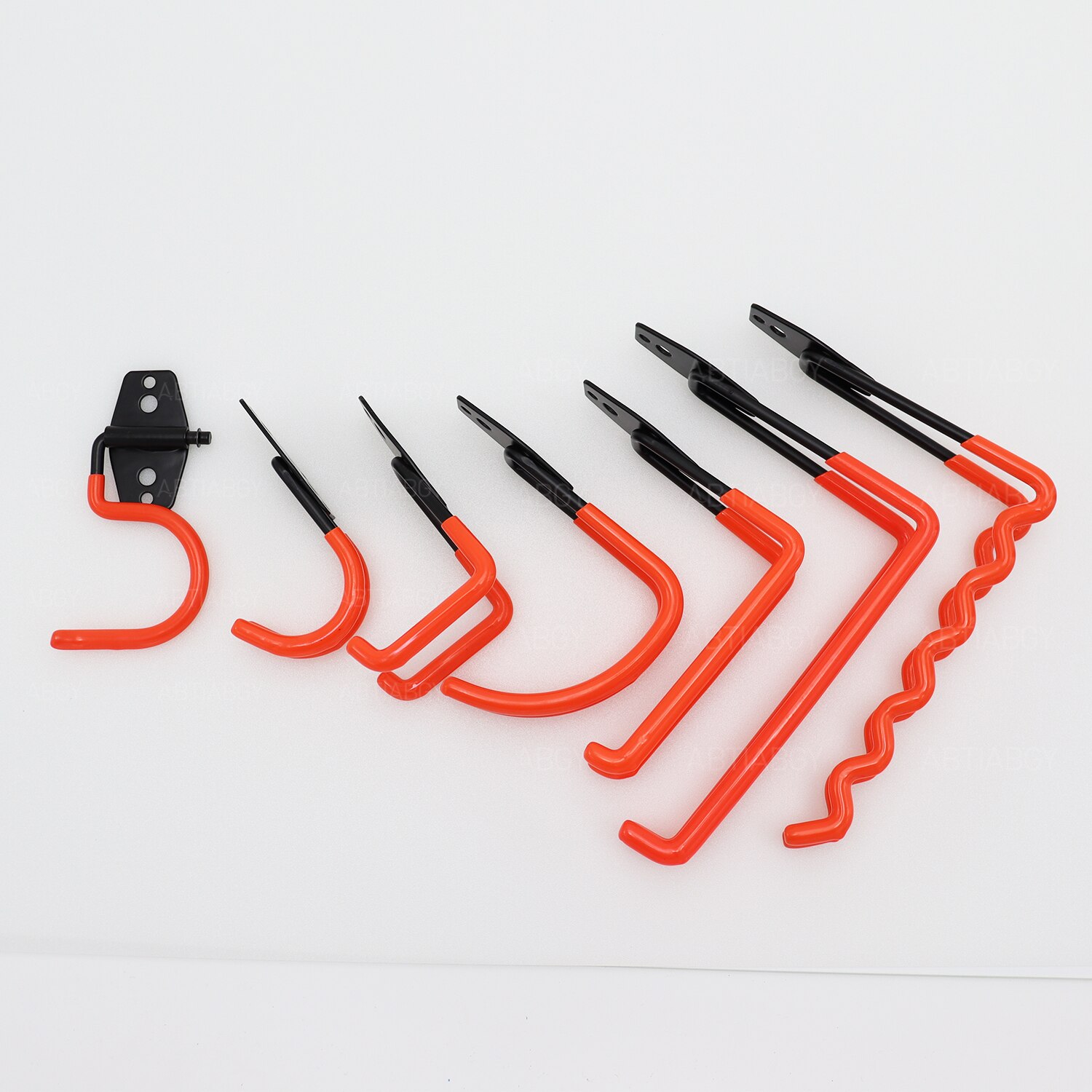 Heavy Duty Metal Hook Garage Storage Hook Organizer Wall Mount Anti-slip Storage Bicycle Hanger Hooks For Ladders Garden Tool