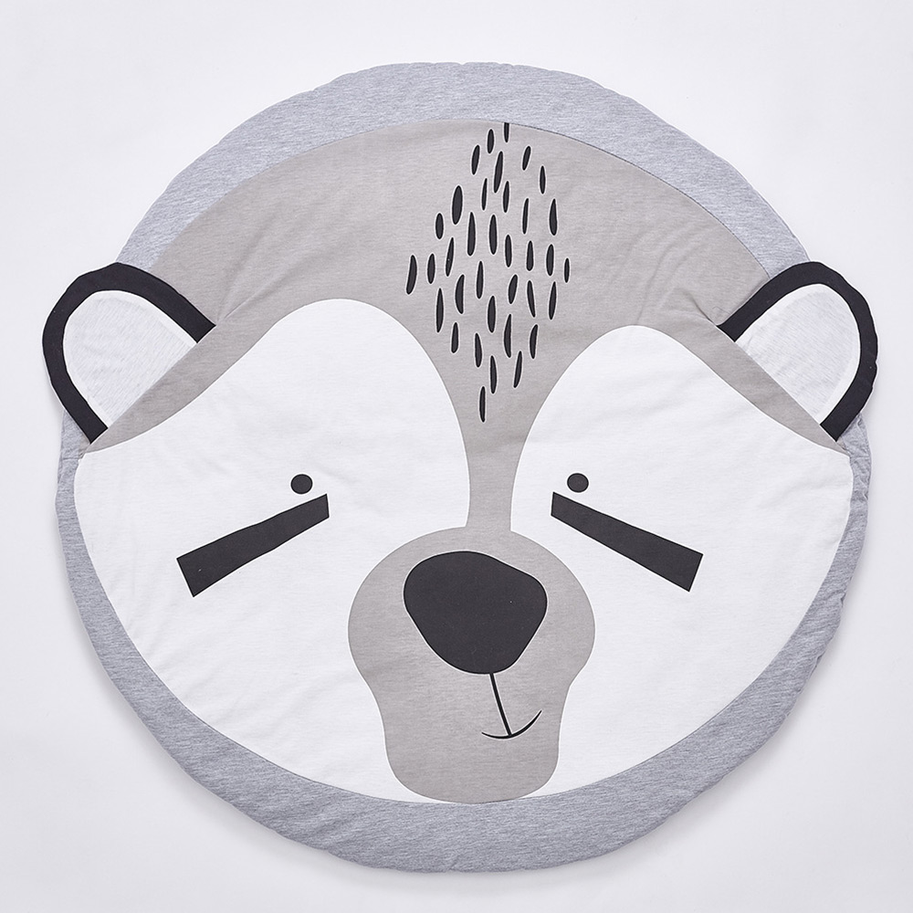 INS Baby Infant Spielen Matten Kinder Krabbeln Teppich Boden Teppich Baby Bettwäsche Kaninchen Decke Baumwolle Infant Teppich Kinder Zimmer Dekor 90CM: WJ3260H
