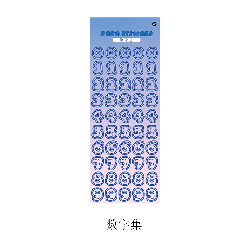 Alphabet Stickers Scrapbooking Letter Stickers for Greeting Card Making Planners Decorations: B