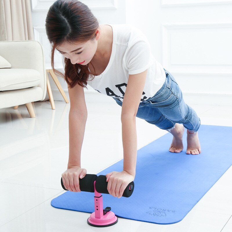 Justerbar inomhus gym träning magmaskin träning sit-ups hem fitness buken curl träning magrullar bärbart verktyg