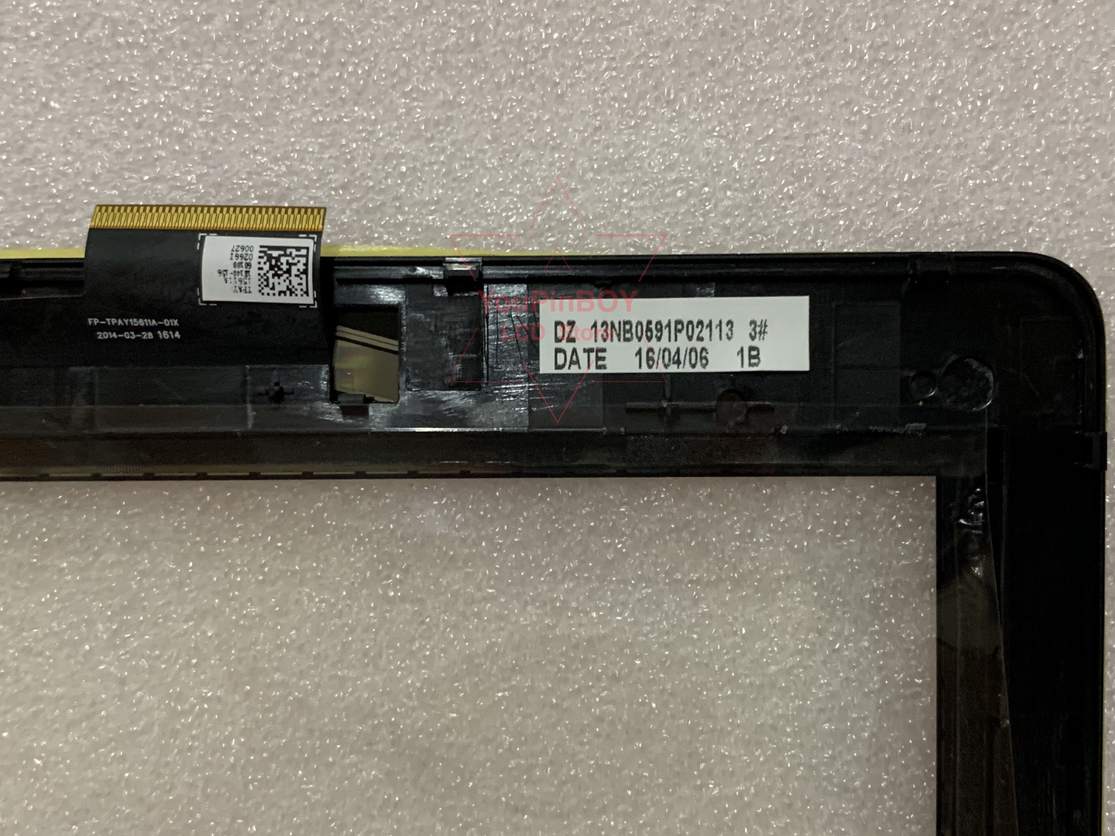 Recambio de pantalla táctil para Asus Transformer Book, FP-TPAY15611A-01X de repuesto de cristal con Marco, 15,6 pulgadas, TP550, TP550L, TP550LD
