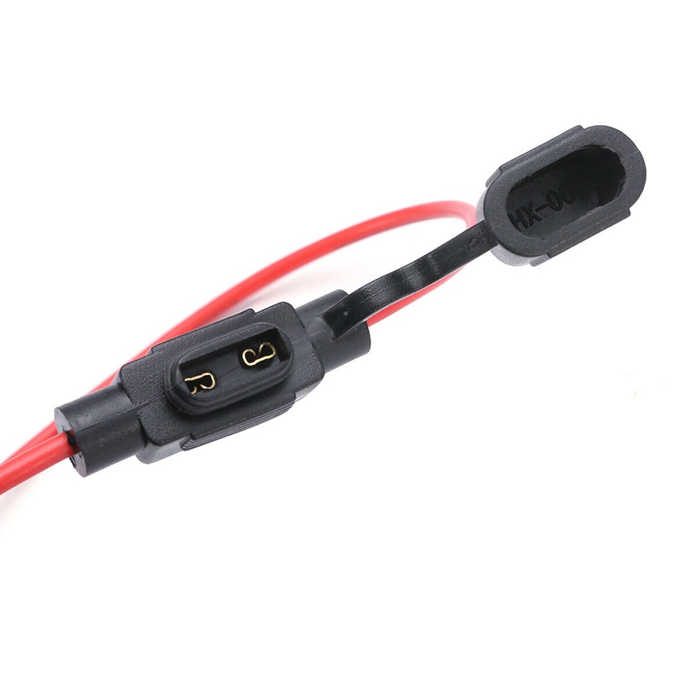 5pcs In Line Car Mini Blade Fuse Holder Splash-proof for 12V 30A Fuses Automotive Fuse Holder