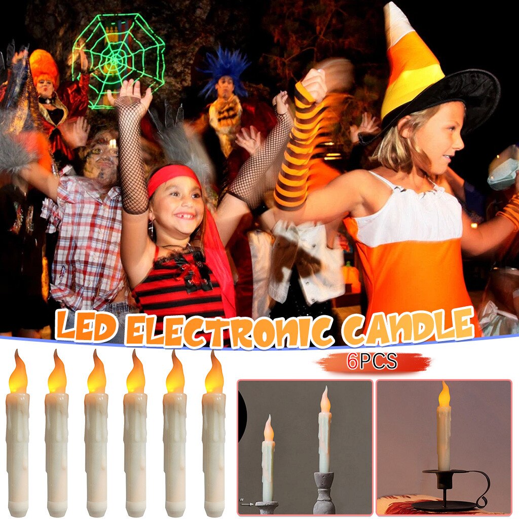 Led Elektronische Halloween Christmas Party Kaars Religieuze Kerk Kerst Woondecoratie