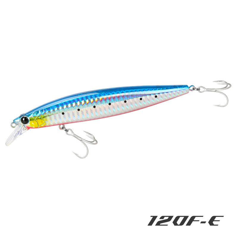 TSURINOYA-señuelo de pesca ultralargo, cebo duro de Pesca de Mar, peso de tungsteno, 120F, 120mm, 19g: 120F-E