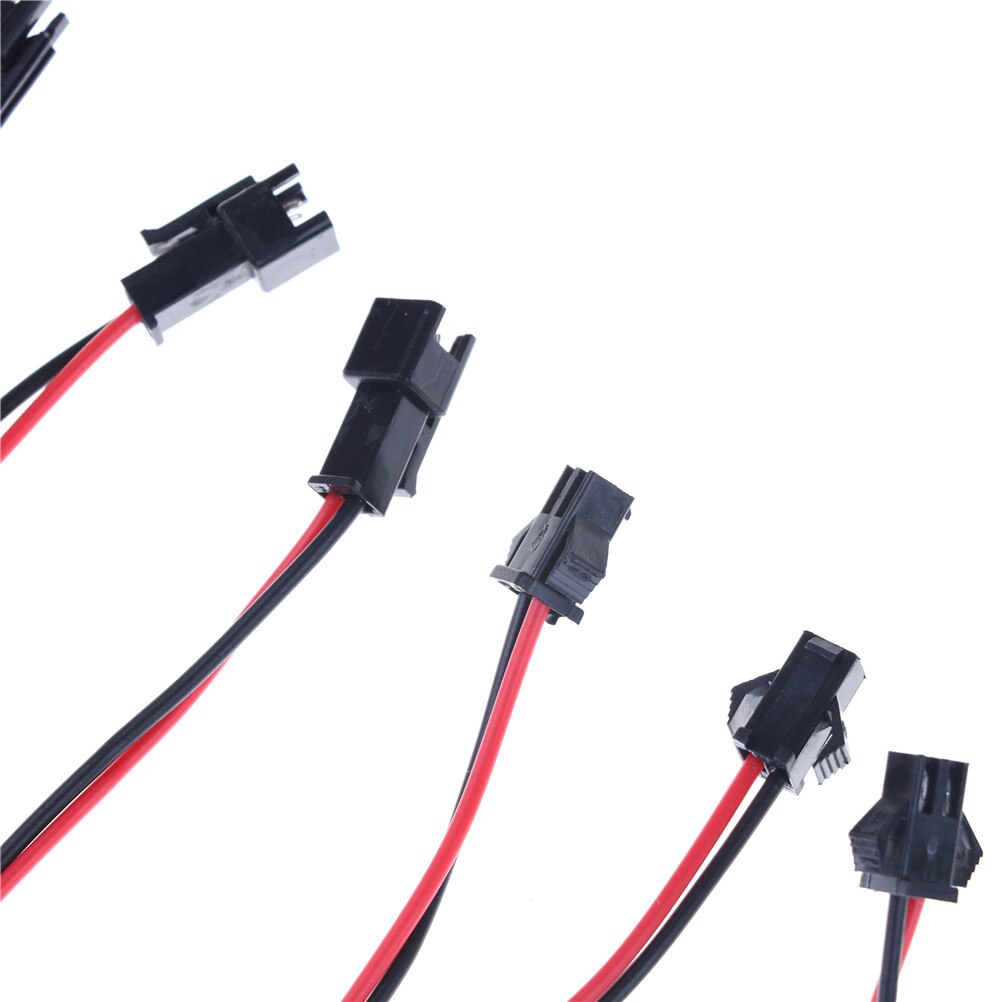 5 Pairs SM2P Connector Plug Cable Male+Female for RC Battery 15cm