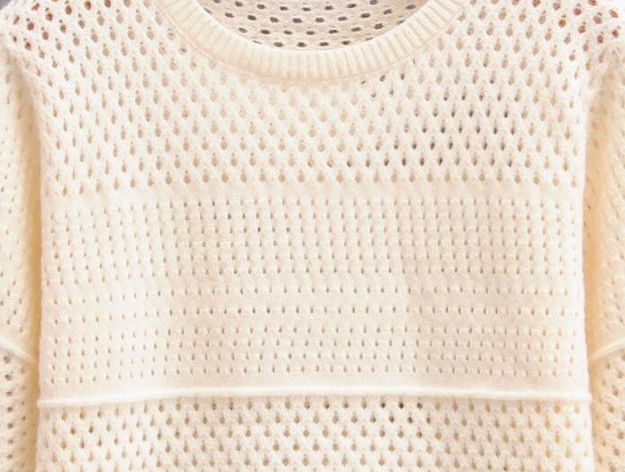 Brand Vrouwen Lady Trui Computer Gebreide Casual Korte Schouderophalen O-hals Effen Half Polyester Standaard