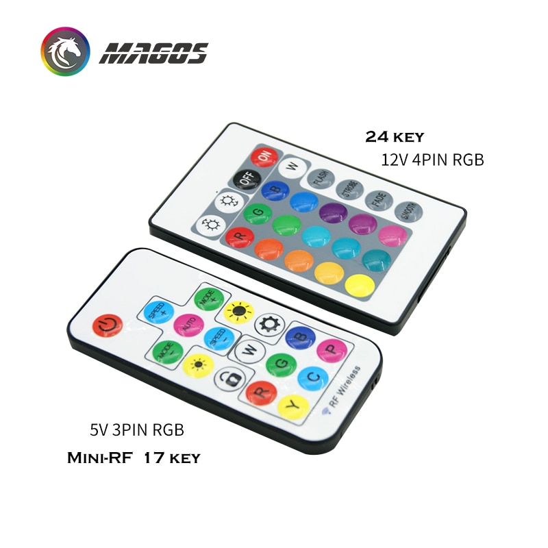 RGB Controller RF Für Fall LED Beleuchtung 3Pin 5V oder 4Pin 12V RGB AURA SYNC Molex 4pin Power versorgung