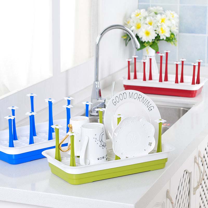 Baby Bottle Drying Rack Countertop Drying Escorredor De Mamadeira Drying Rack For Babies Bottle Drainer Dryer Cleaning Dryer
