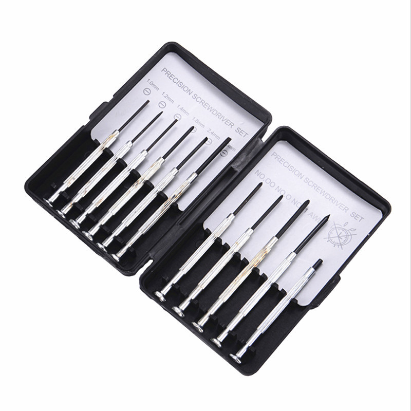 11PCS Precision Screwdriver Set Mini Jewelers Watches Glasses clock jewelry cell phone Repairs DIY tool Kit