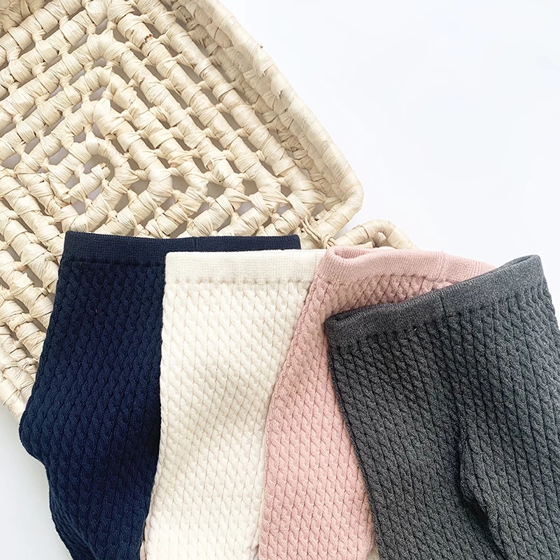 Primavera autunno pantaloni a maglia caldi Leggings per neonate infantili Leggings per maglieria per bambina in stile coreano