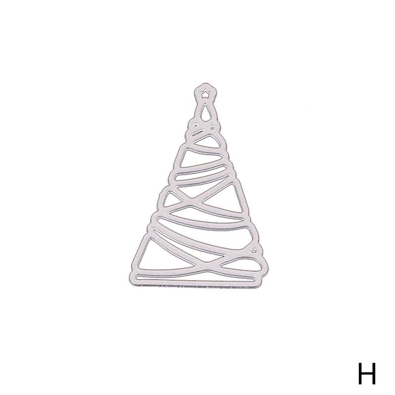 Metallhåndverk landsby papir kutte terninger til utklippsbok / bryllupskort jul diy halloween  f3 a 5: H