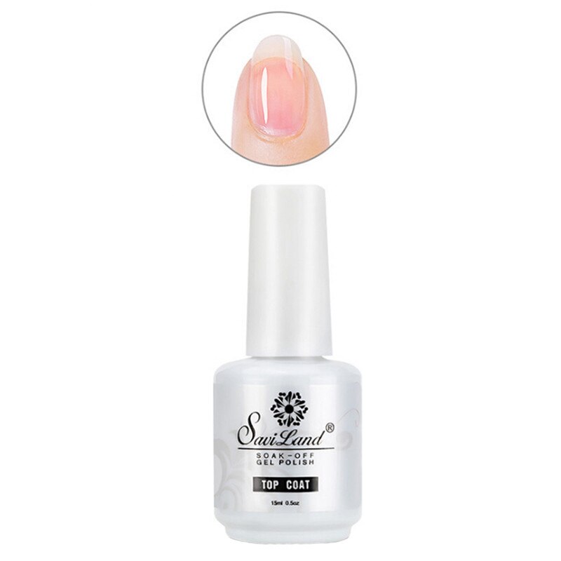 15Ml Top Coat Nail Protection Plastic Verzegeling Lijm Nail Ontwerpen Verwijderbare Uv Lamp Top Coat Vernis Een Ongles