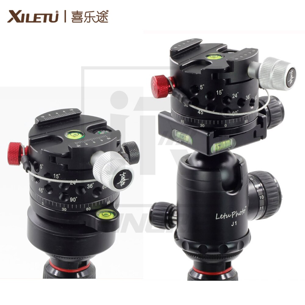 XILETU LS-55 360 Degree Panoramic 10 Shifts Head For Blind shoot Photography Accessories Compatible with Tripod Monopod