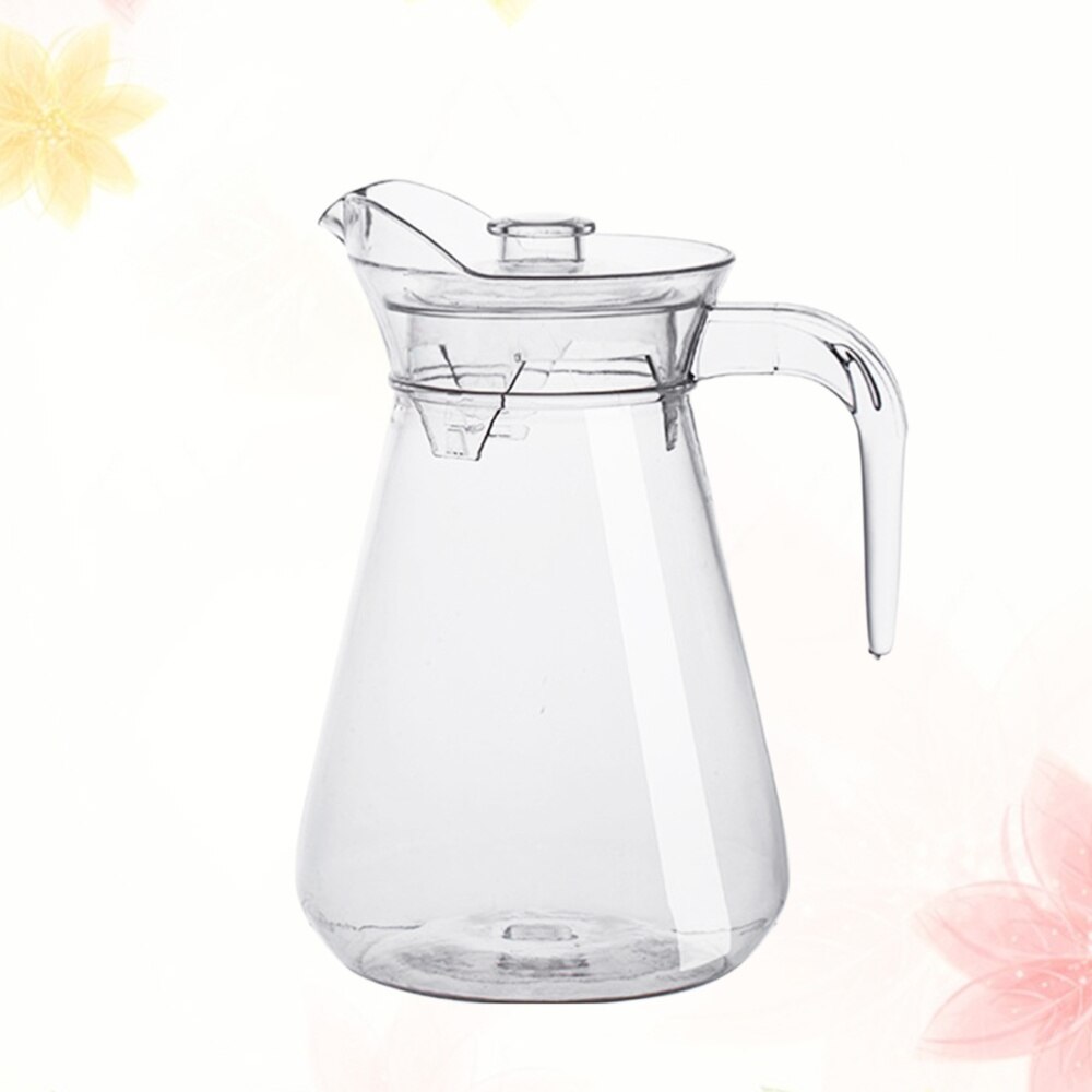 1 jarra de agua de acrílico, duradera, Simple, jarra para zumo, tetera para bebidas, para casa de