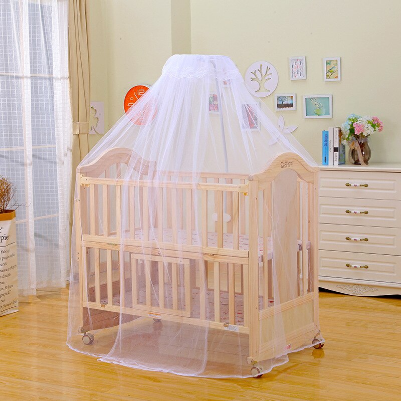 Bebê verão mosquito net cama mosquiteiro branco cama cúpula pendurado mosquito capa anti-mosquito mosquito rede 160x450mm: F