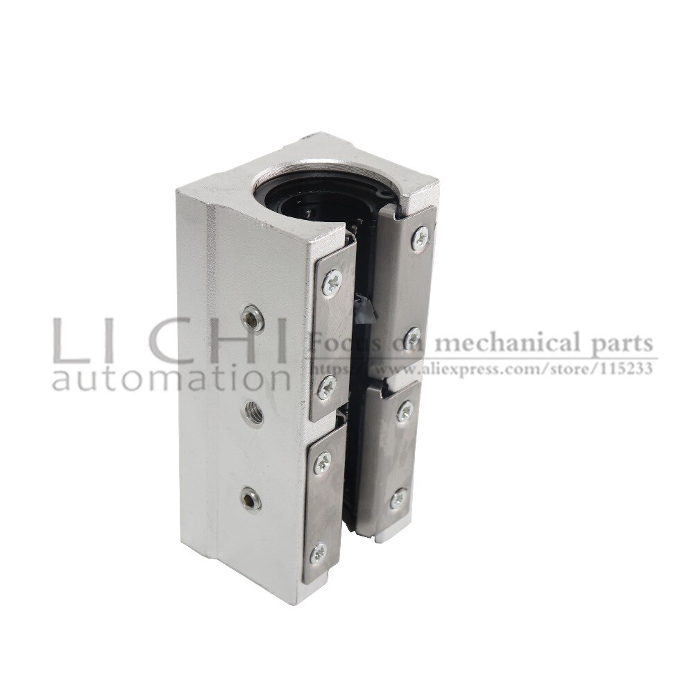 1 stk sbr 16 luu sbr 20 luu aluminiumsblok lineær bevægelse kugleleje glideblok match brug sbr 12 sbr 16 sbr 20 sbr 25 lineær styreskinne