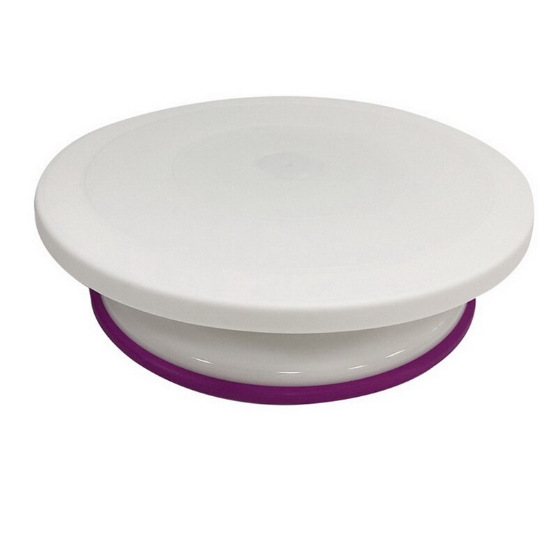 Plastic Cake Rotating Table DIY Baking Cake Stand Cake Turntable Rotating Cake Decorating Baking Tool Kitchen Supplies: 9-non-slip