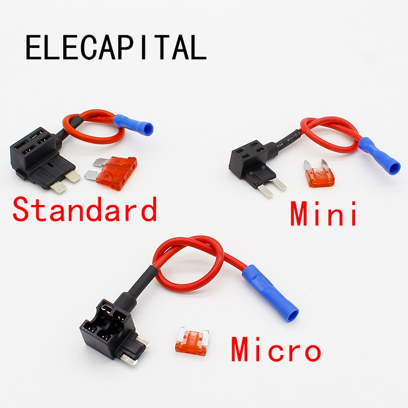 Porte-boîtes à fusibles Standard/Mini/Micro-lame, ajout d&#39;un Circuit