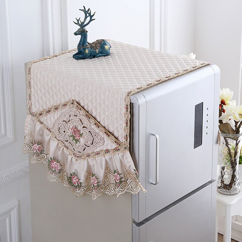 High End Refrigerator Covers Home Decoration Luxury Fridge Cover Refrigerator Dustproof Covers