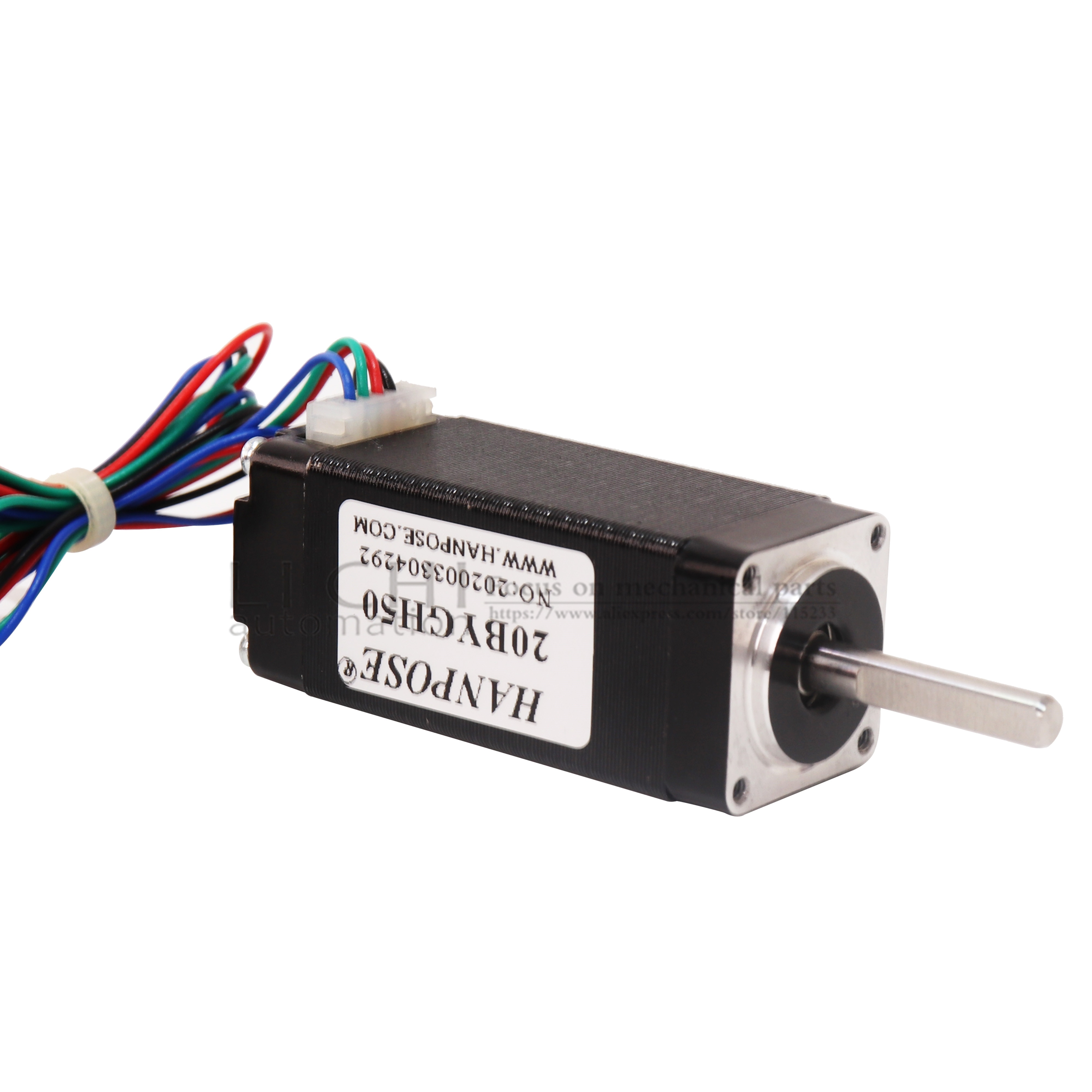 Nema 8 Stepper motor 20BYGH50 0.8A 1.8 degrees 50mm 20 Series Motor for mini cnc 3D printer 1pcs