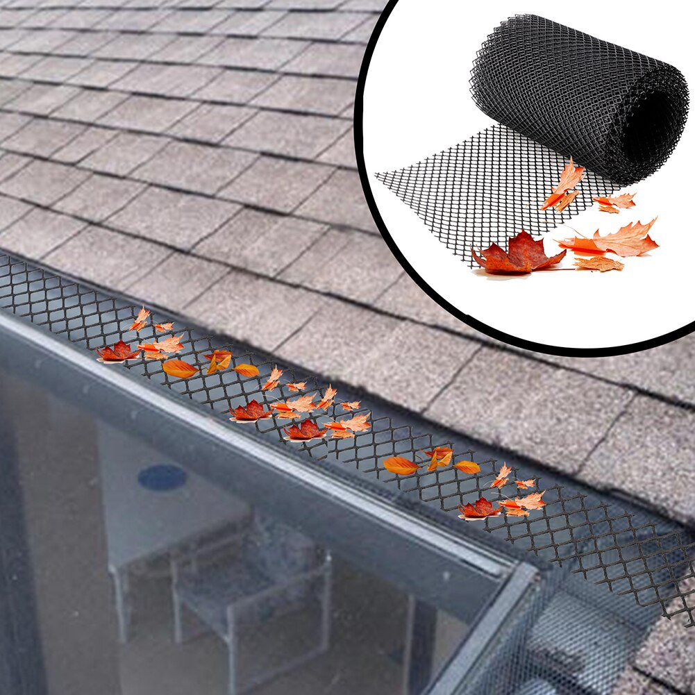 Fleksibelt netdæksel reducerer overløbsstop efterlader udendørs tagrendebeskyttelse have rengøringsværktøj anti tilstopning let installation af gulv