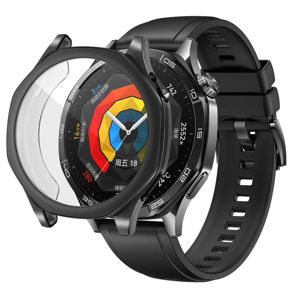 Voor Huawei Horloge GT5 46mm 41mm Anti-Kras Case Screen Protector Case Zachte TPU Rondom Beschermende bumper Cover