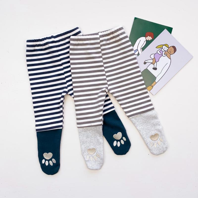 Baby Boy Pantyhose Girls Tight Cartoon Paw Printing Baby Tights For Girls Cotton Floor Stockings For Toddlers