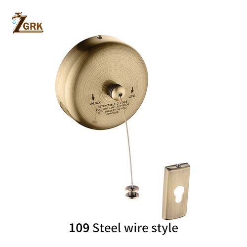 ZGRK Portable acier inoxydable rétractable corde à linge intérieur extérieur blanchisserie cintre sèche-linge organisateur vêtements séchage Rack: 109Steel wire