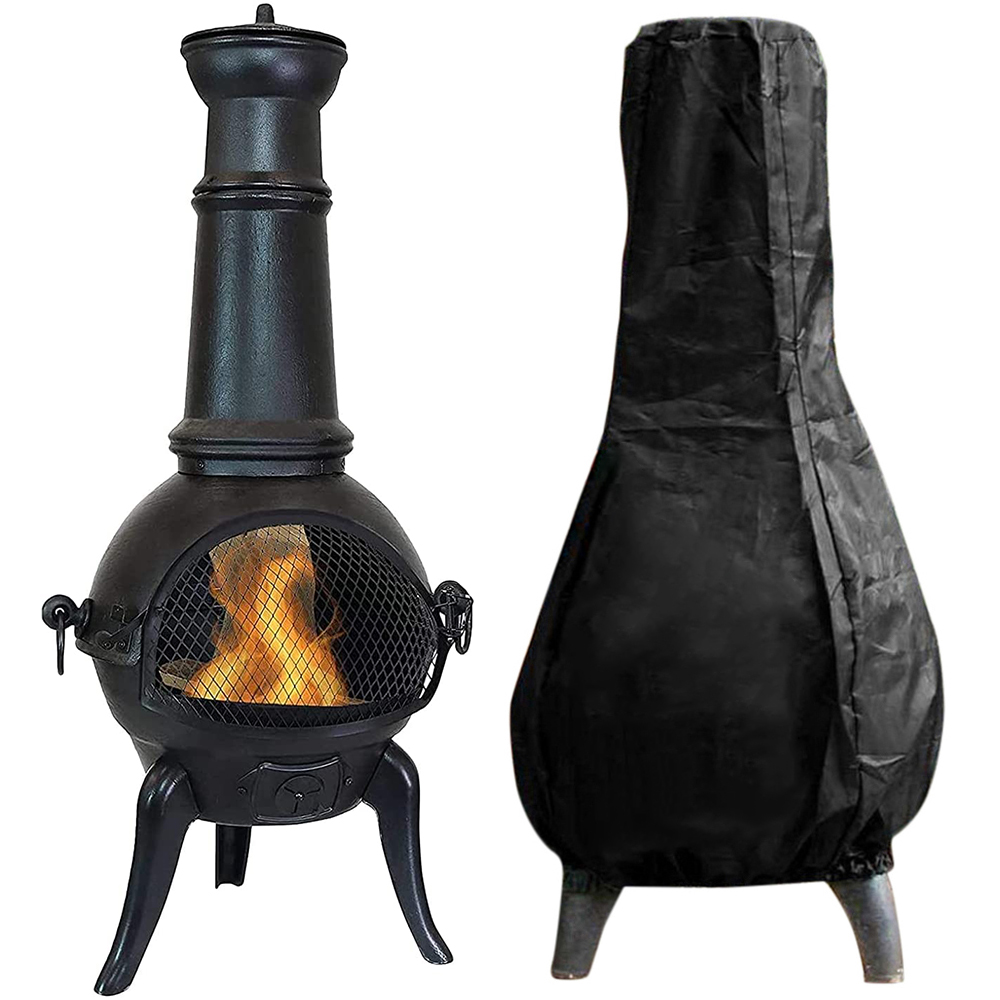 draussen Chiminea Abdeckung Wasserdichte Schutzhülle Kamin Abdeckung Lager Heizung Tasche Heizung Abdeckungen Wärmer Heizung Herde Zelt