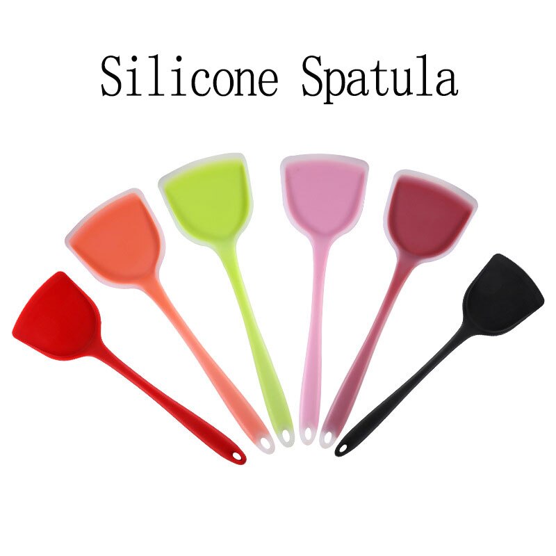 Non Stick Cooking Utensils Cooking Accessories Silicone Rubber Spatula