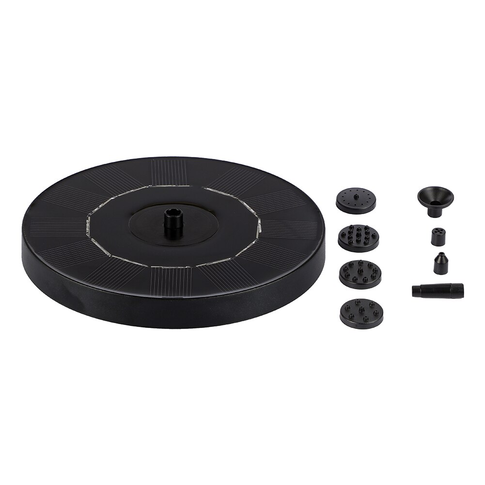 Mini Solar Fountain Solar Water Fountain Garden Pool Pond Watering Floating Pump 1PCS ABS Plastic Pump For Bird Bath Drink: A