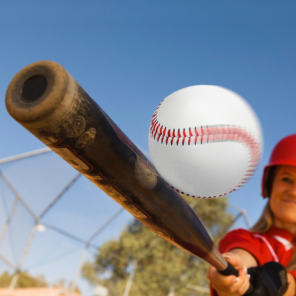Bolas de entrenamiento duras para practicar Baseball de tamaño estándar 9 bolas de ejercicio de llenado duro para niños adultos béisbol de seguridad