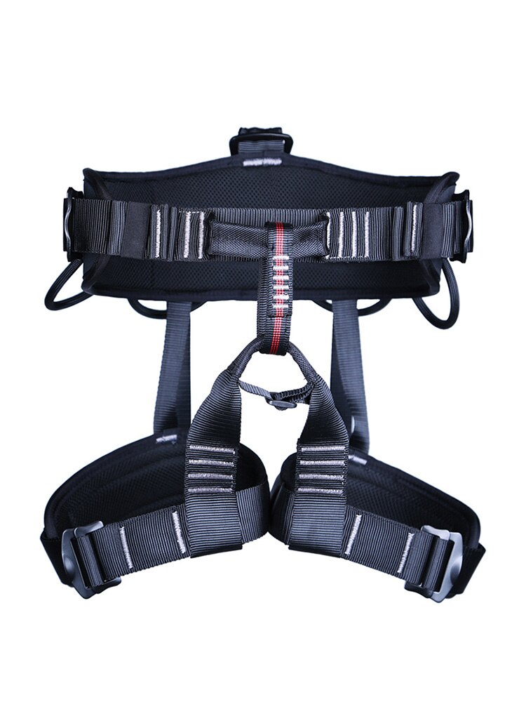 XINDA-cinturón de seguridad para senderismo al aire libre, escalada en roca, medio cuerpo, cinturón de apoyo, arnés de altura, equipo deportivo aéreo