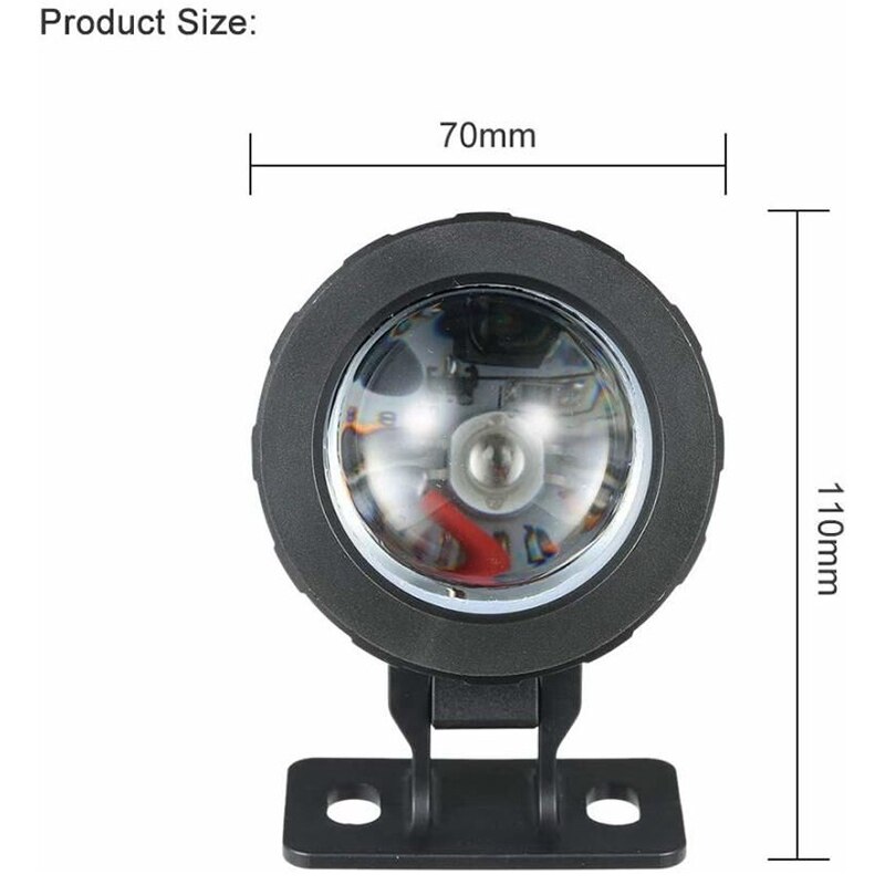 Us Plug Onderwater Licht Led Waterdicht Met Afstandsbediening DC12V Rgb