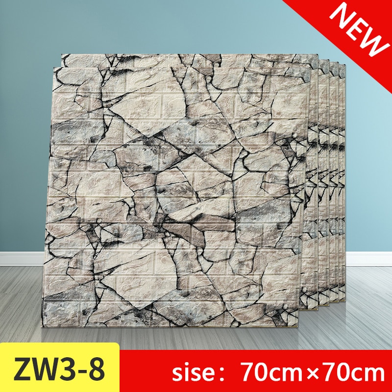 3d murstein pe skum vegg klistremerker paneler rom dekal retro stein dekorasjon preget stue barn safty soverom hjemme dekor