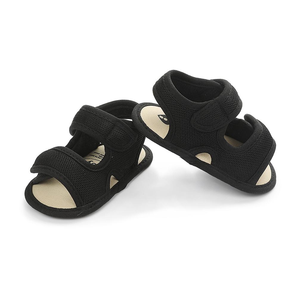 Summer Baby Boys Soild Breathable Anti-Slip Sandals Toddler Soft Soled Shoes