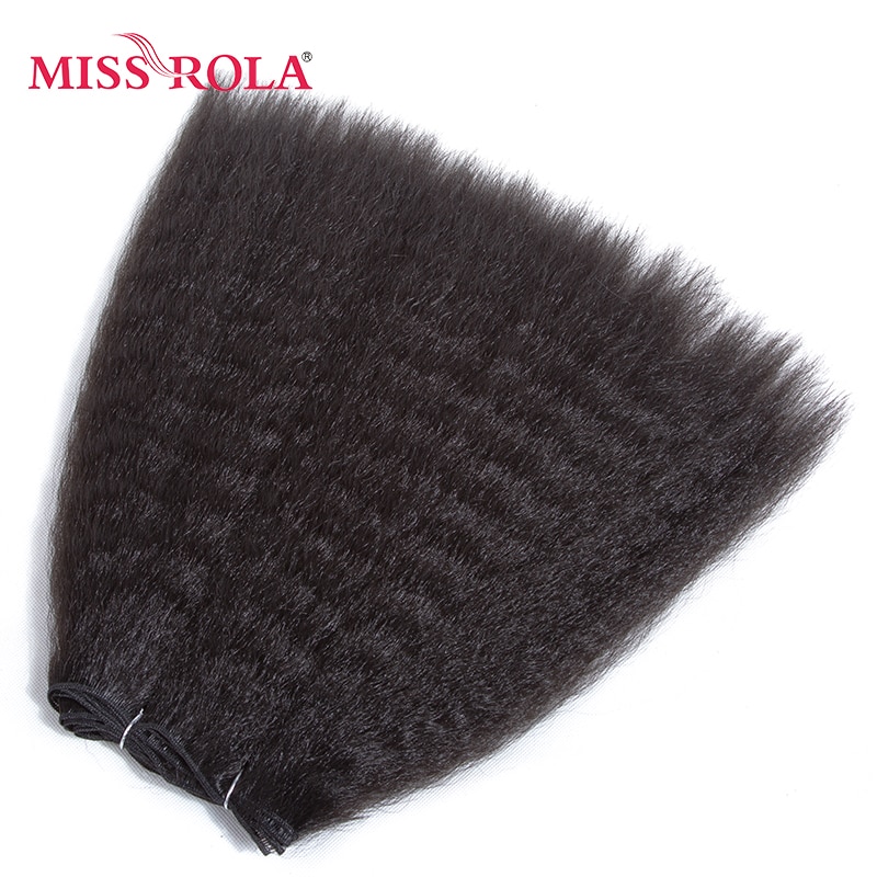 Miss Rola 14.5inch Ms Coco Style Synthetic Hair Weaving 100g Double Weft Weave Bundles on 100% Kanekalon Firber 3 Colors