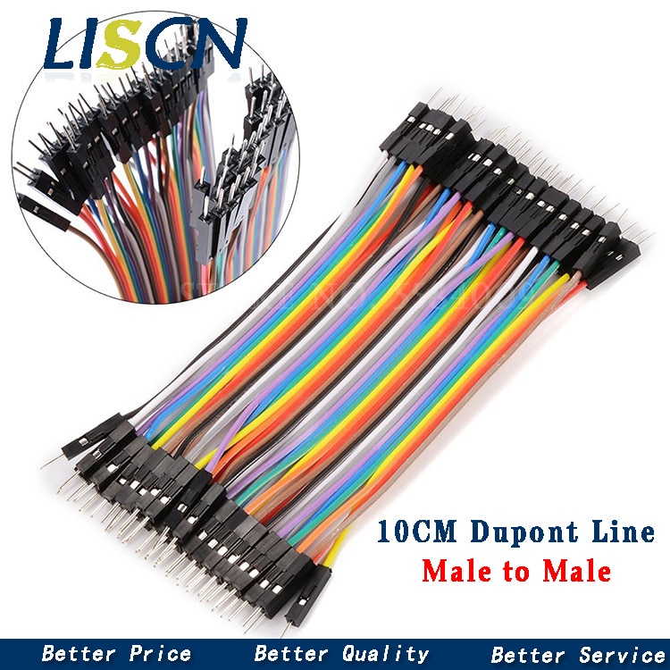 Cable Dupont de línea macho a macho + hembra y hembra a hembra, 40 Pines, 10CM, 120 Uds., para KIT de bricolaje Arduino