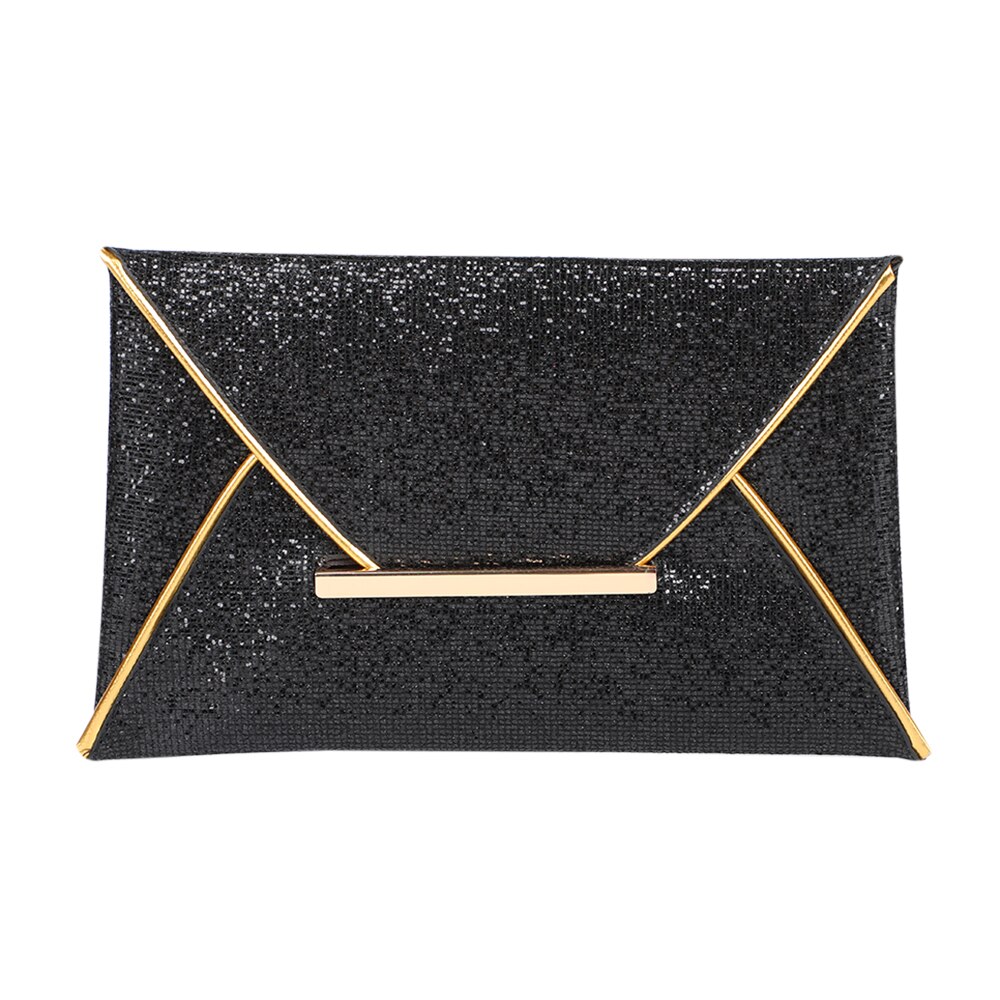 Women Evening Bag Pouch Sequins Envelope Handbag Sparkling Party Bag Solid Wedding Day Clutches Gold Purses