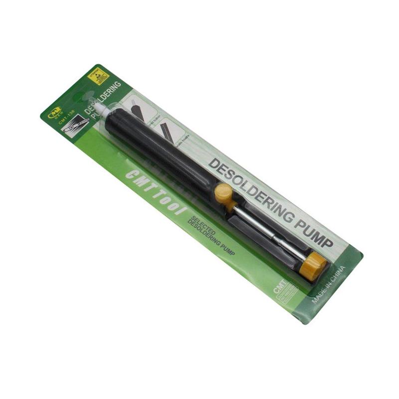 Aluminum Desoldering Pump Suction Tin Gun Soldering Removal Vacuum Sucker Tools Soldering Welding Hand Pen Iron Desolder: 2