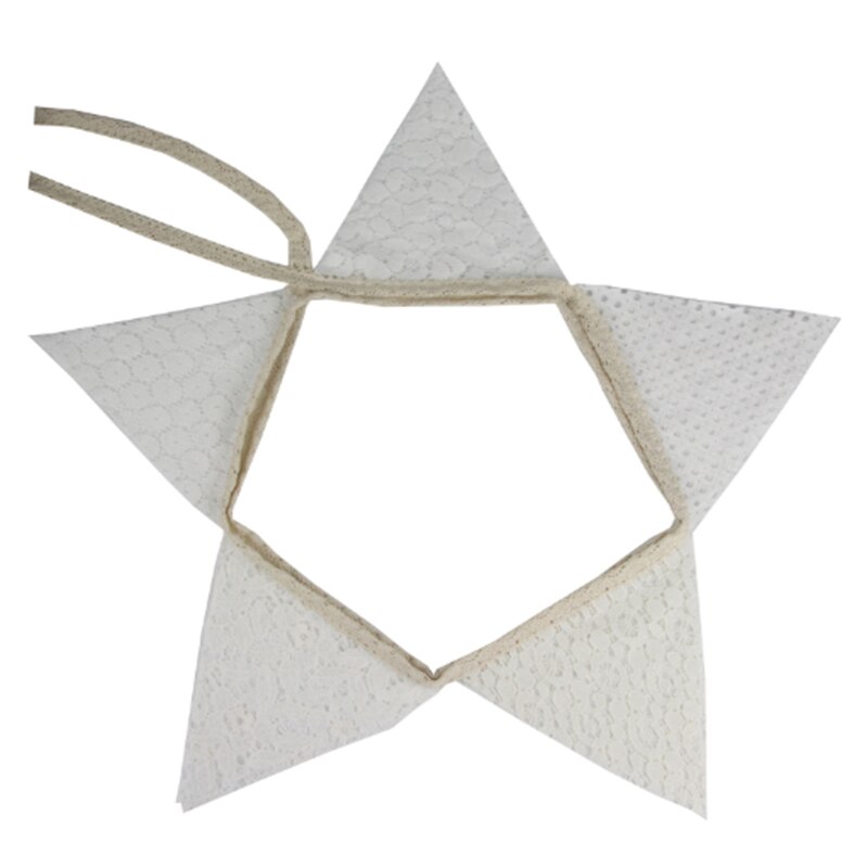Banderines de arpillera rústica Vintage para boda, banderín de tela de encaje, guirnaldas colgantes, decoración de boda, suministros simples para