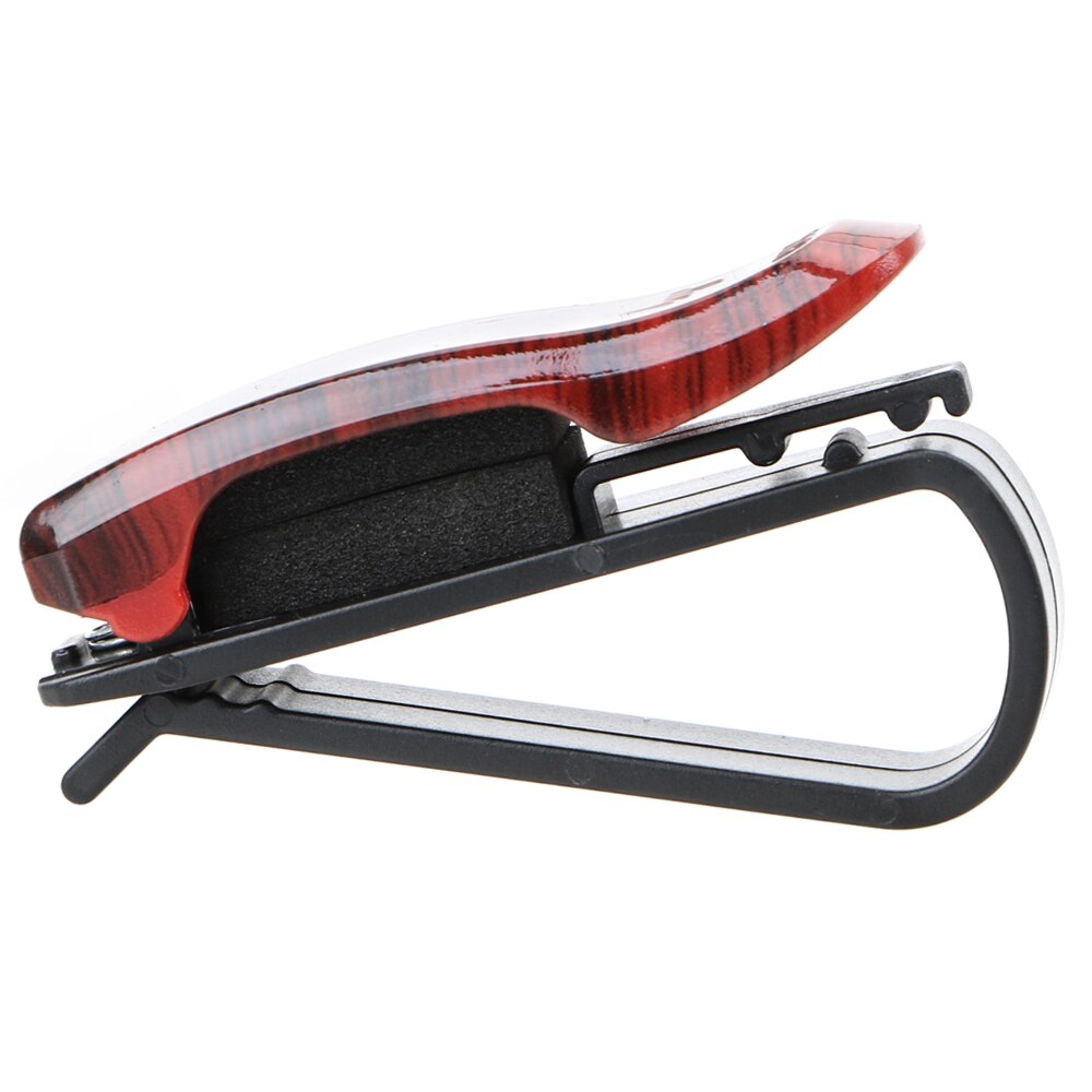 1pc briller holder automatisk feste klips bil kjøretøy solskjerm solbriller klemme tre korn brille etui briller holder