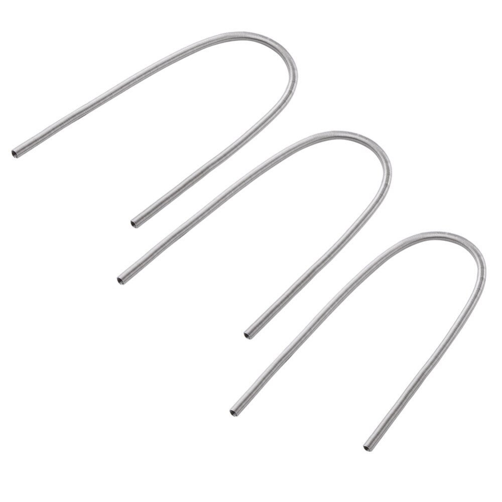 3 stuks 1000w  ac 220v verwarmingselement spoelen hoge weerstand draad zilverkleurig