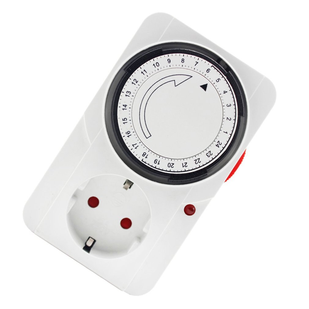 Mechanical Timing Socket 24 Hour Programmable Timer Switch Universal Socket Mechanical Timer Household Time Control Socket